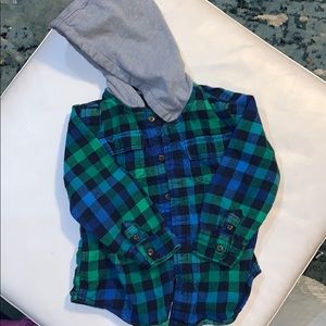 Toddler flannel jacket